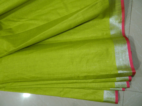 Khadi Linen Slub Saree INDIA SILK P.W.C.S. LTD