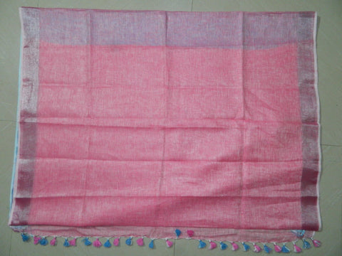 Khadi Linen Slub Saree INDIA SILK P.W.C.S. LTD