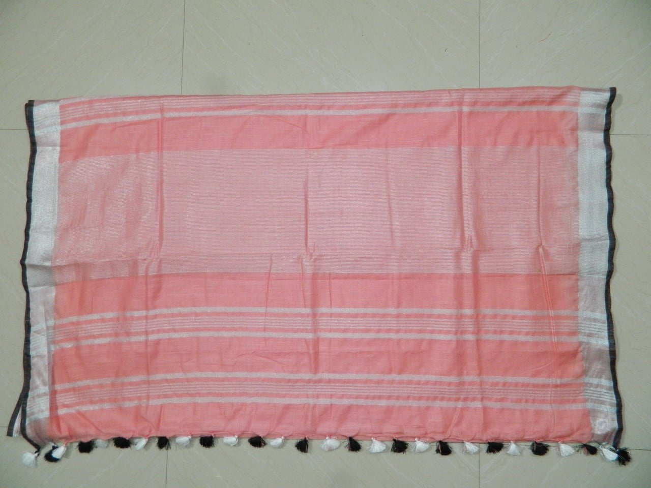 Khadi Linen Slub Saree INDIA SILK P.W.C.S. LTD