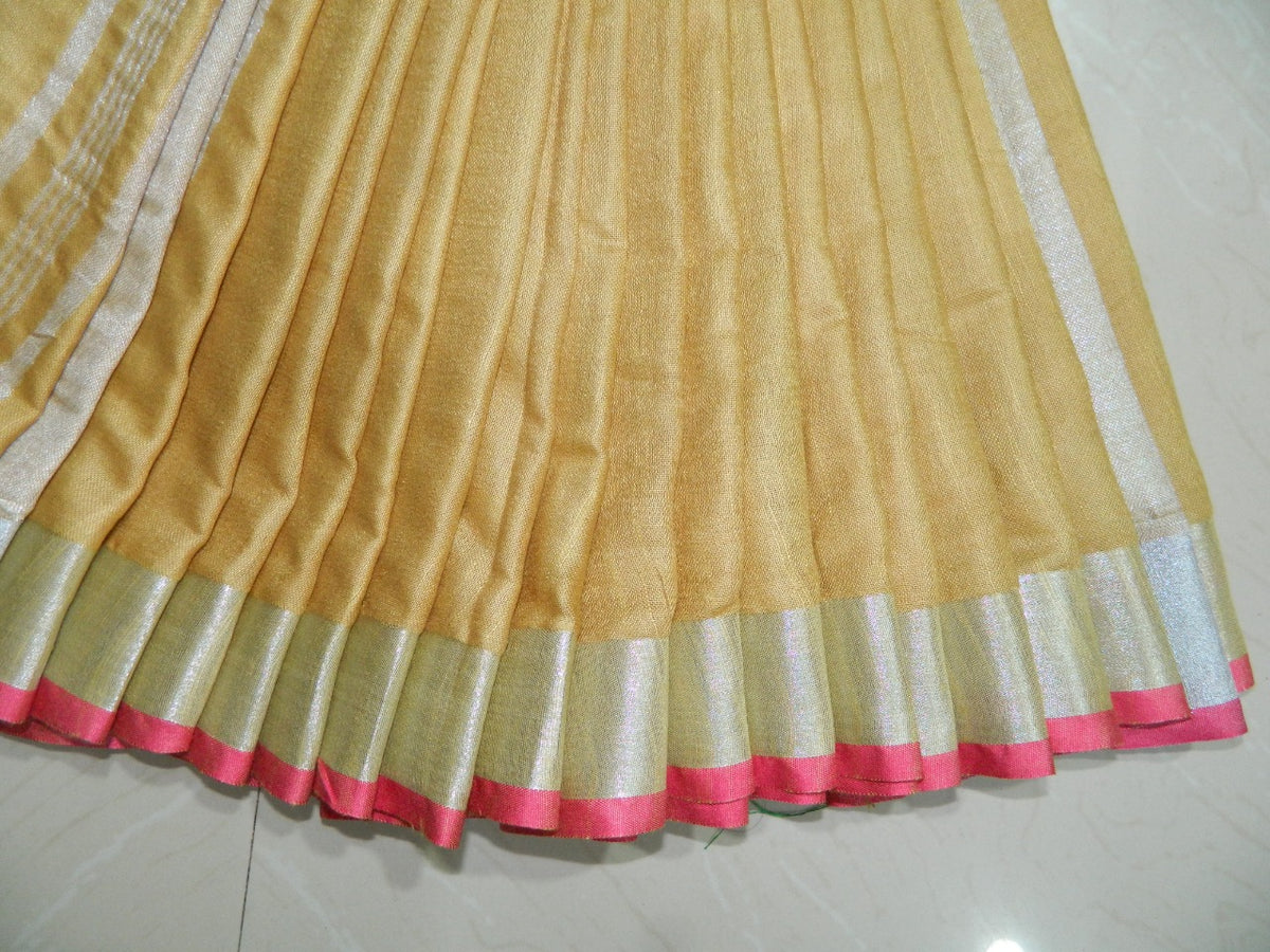 Khadi Linen Slub Saree INDIA SILK P.W.C.S. LTD