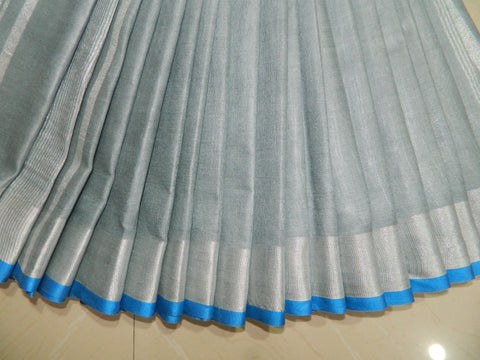 Khadi Linen Slub Saree INDIA SILK P.W.C.S. LTD