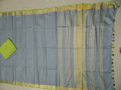 Khadi Linen Slub Saree INDIA SILK P.W.C.S. LTD