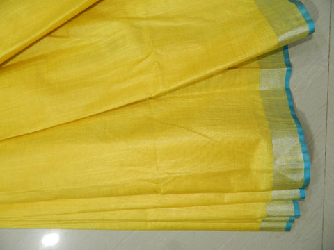 Khadi Linen Slub Saree INDIA SILK P.W.C.S. LTD