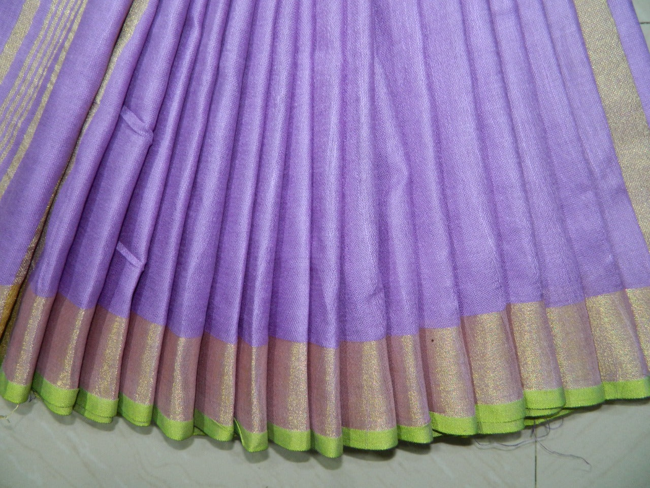 Khadi Linen Slub Saree INDIA SILK P.W.C.S. LTD