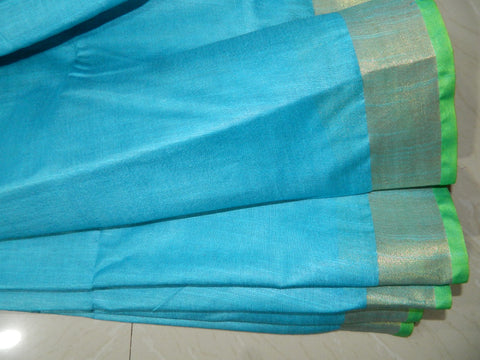 Khadi Linen Slub Saree INDIA SILK P.W.C.S. LTD