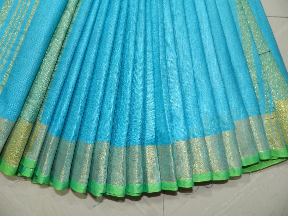 Khadi Linen Slub Saree INDIA SILK P.W.C.S. LTD