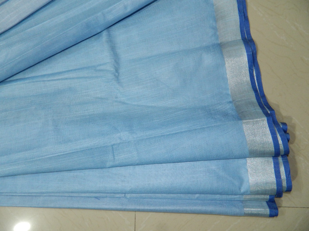 Khadi Linen Slub Saree INDIA SILK P.W.C.S. LTD