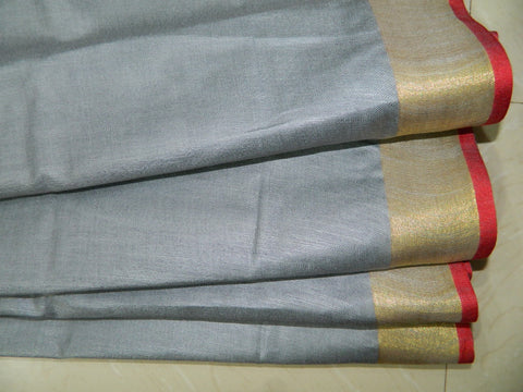 Khadi Linen Slub Saree INDIA SILK P.W.C.S. LTD