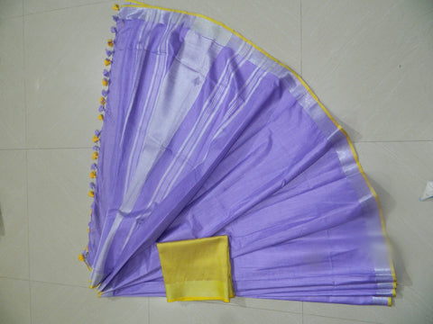 Khadi Linen Slub Saree INDIA SILK P.W.C.S. LTD