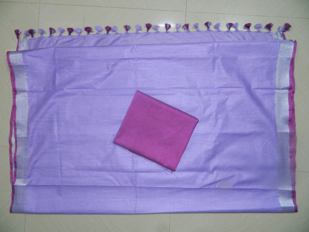 Khadi Linen Slub Saree INDIA SILK P.W.C.S. LTD