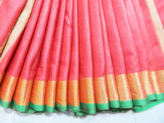 Khadi Linen Slub Saree INDIA SILK P.W.C.S. LTD