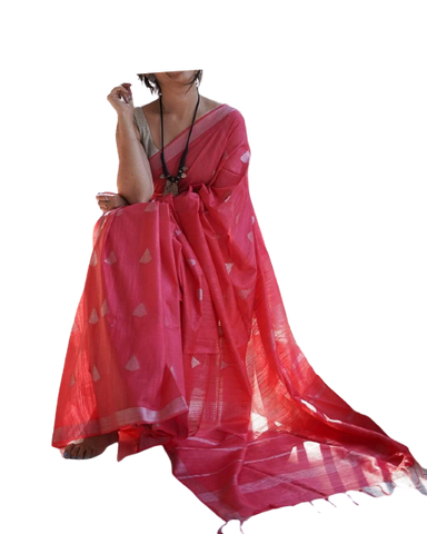 Viscose Silk Weaving Cutwork Saree SILK ZONE