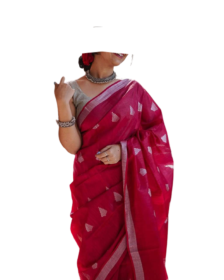 Viscose Silk Weaving Cutwork Saree SILK ZONE