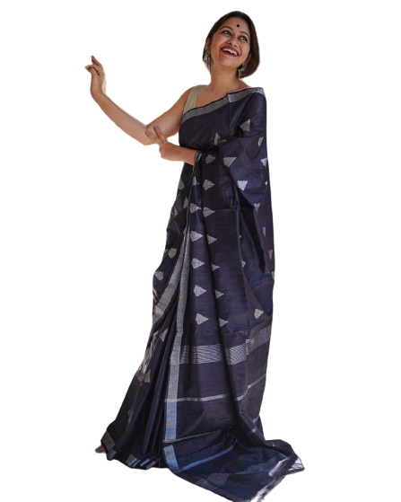 Viscose Silk Weaving Cutwork Saree SILK ZONE