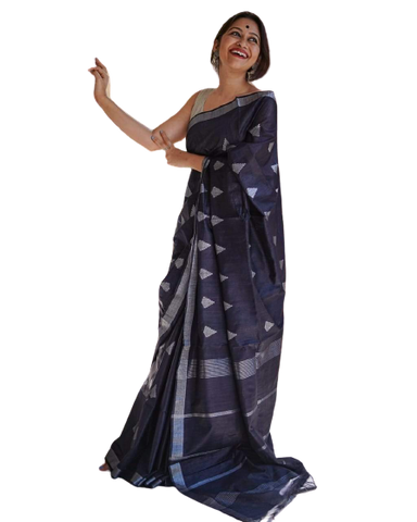 Viscose Silk Weaving Cutwork Saree SILK ZONE