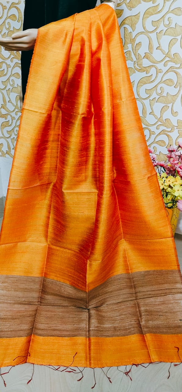 Dupion silk dupatta SILK ZONE