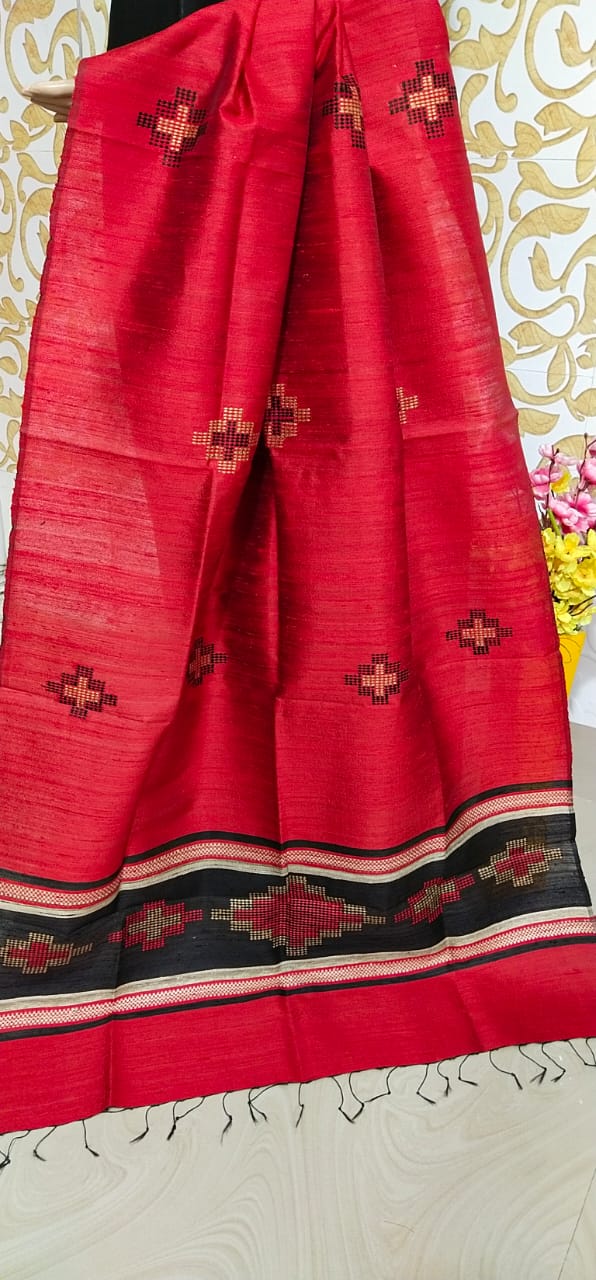 Dupion silk dupatta SILK ZONE