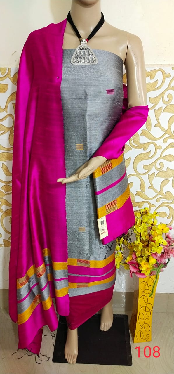 Dupion silk suit SILK ZONE