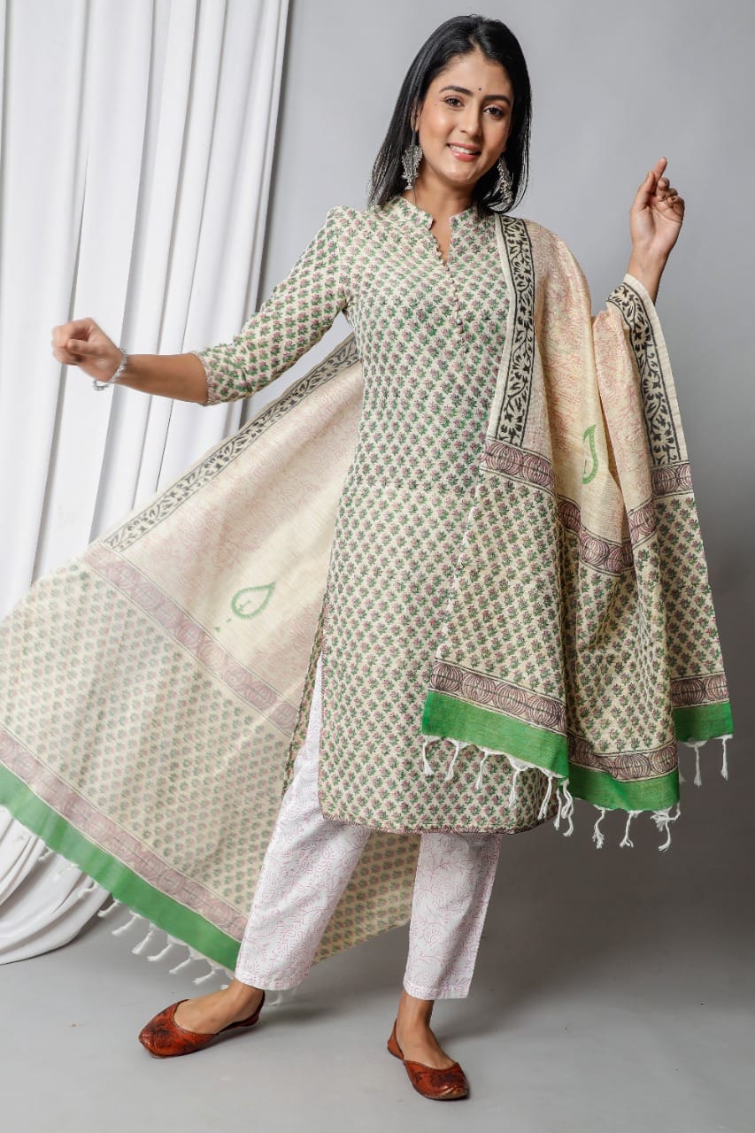 Dupion silk suit SILK ZONE
