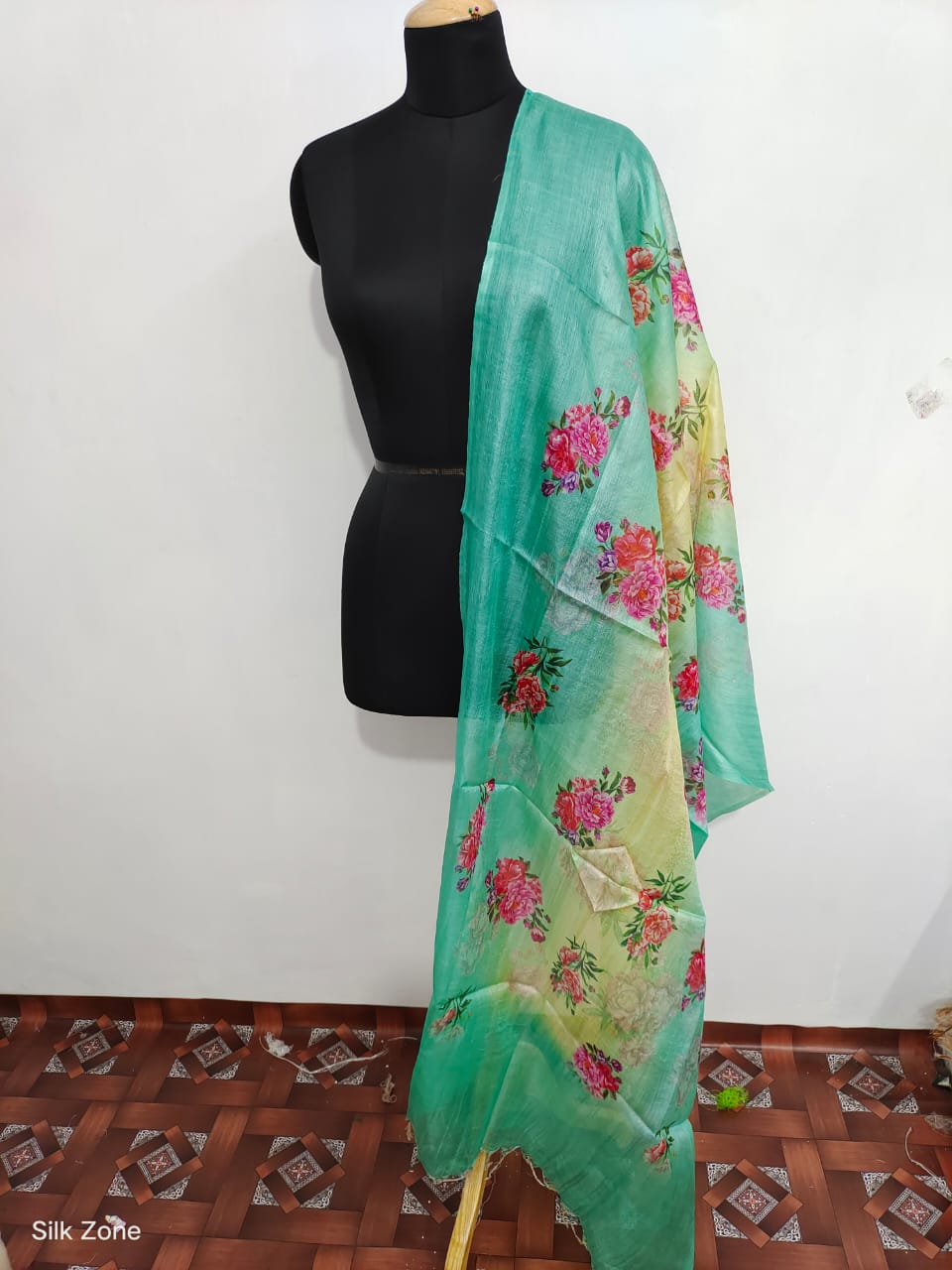 Tussar Silk Digital Print Dupatta SILK ZONE