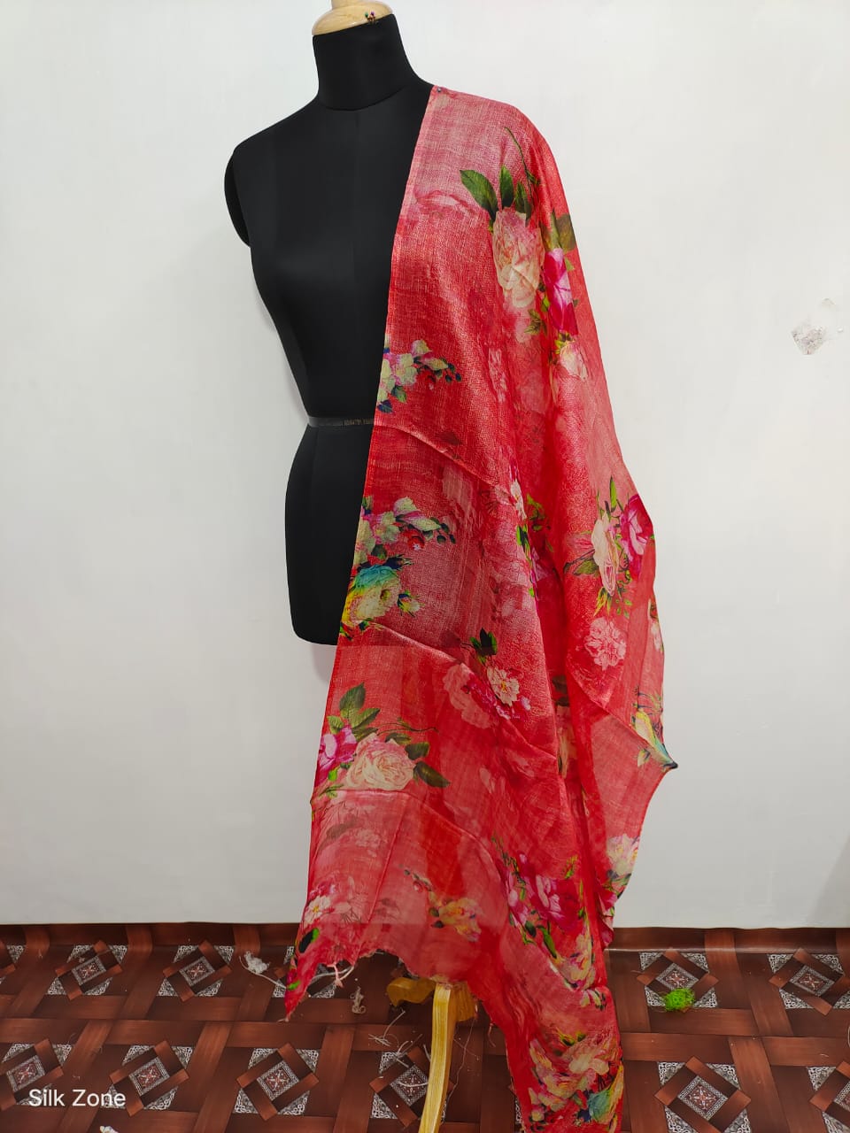 Tussar Silk Digital Print Dupatta SILK ZONE