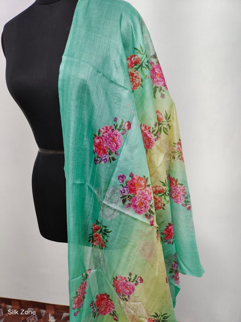 Tussar Silk Digital Print Dupatta SILK ZONE