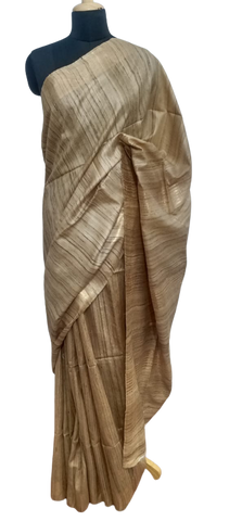 Pure Tussar Silk print saree