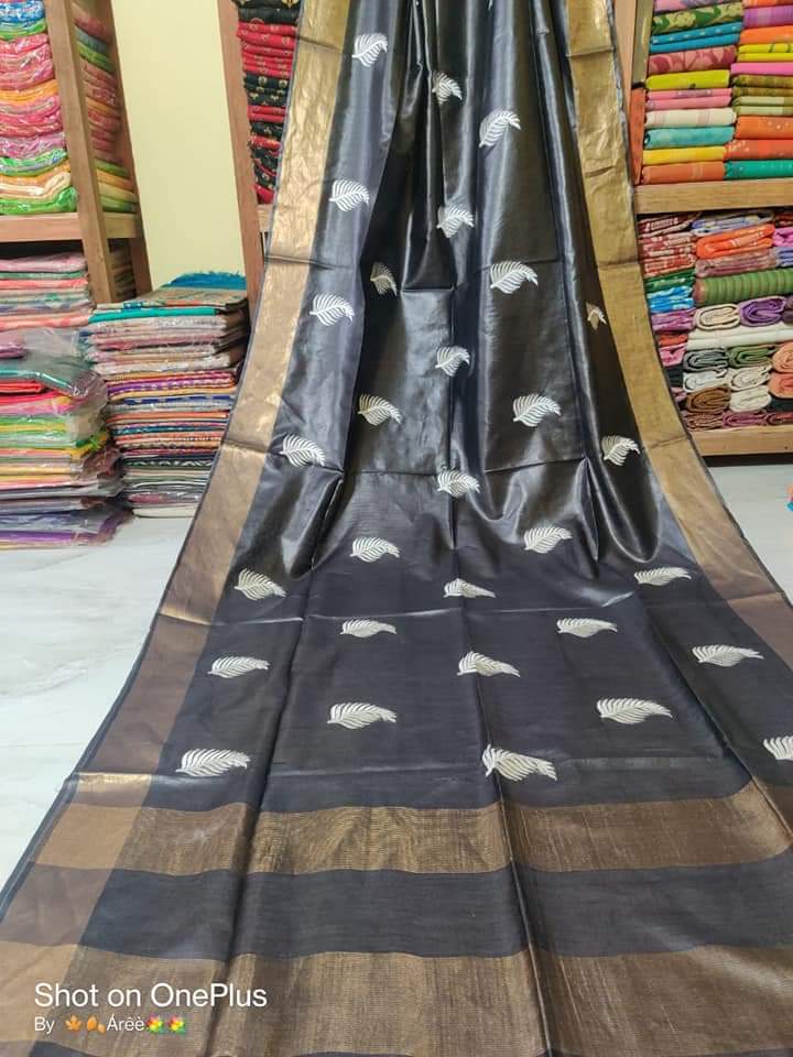 Katan Stepal Zari Border Sarew M J HANDLOOM