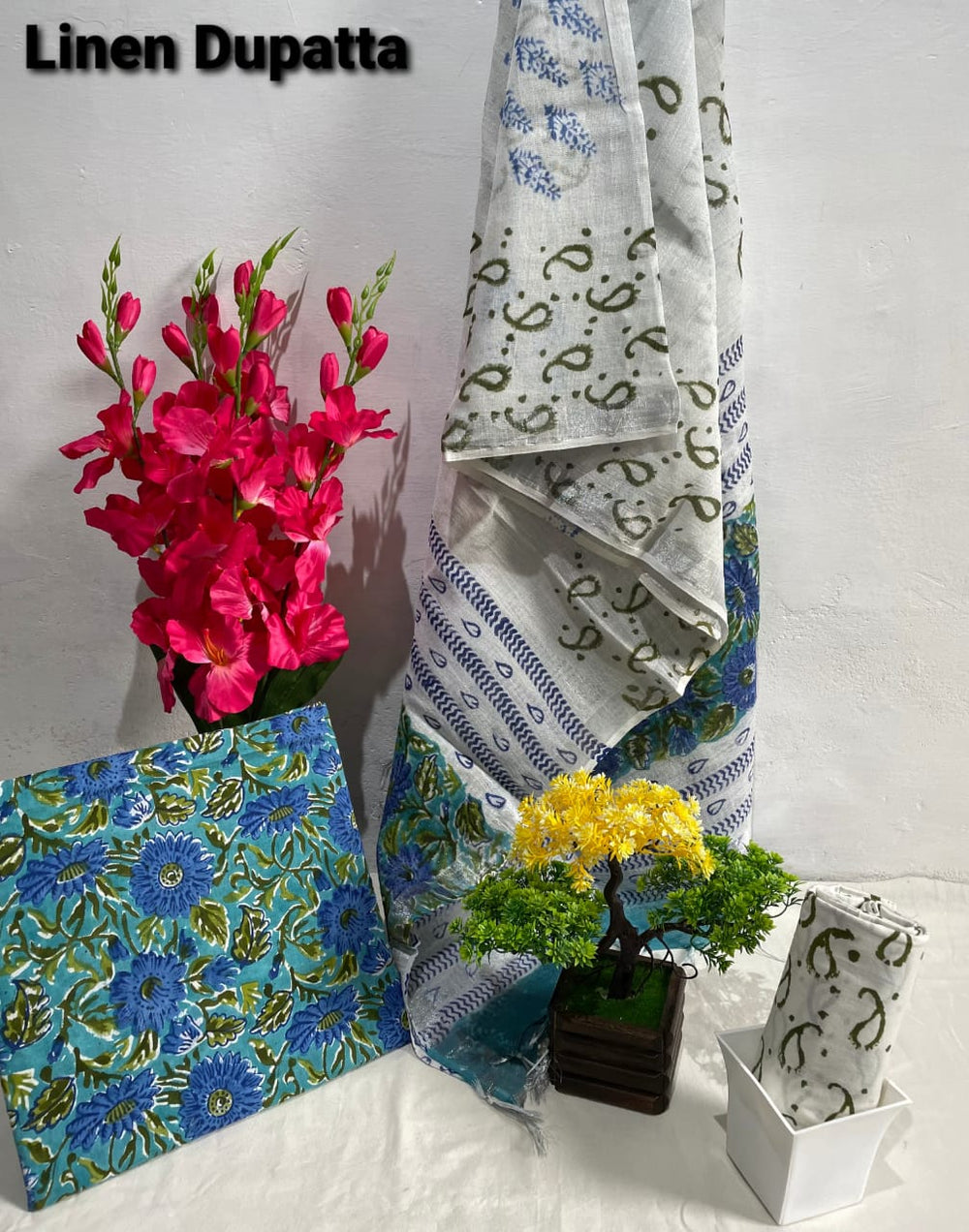 Cotton linen bagru print suit SILK ZONE