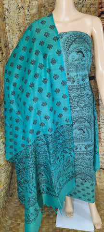 Cotton khadi madhubani suit SILK ZONE