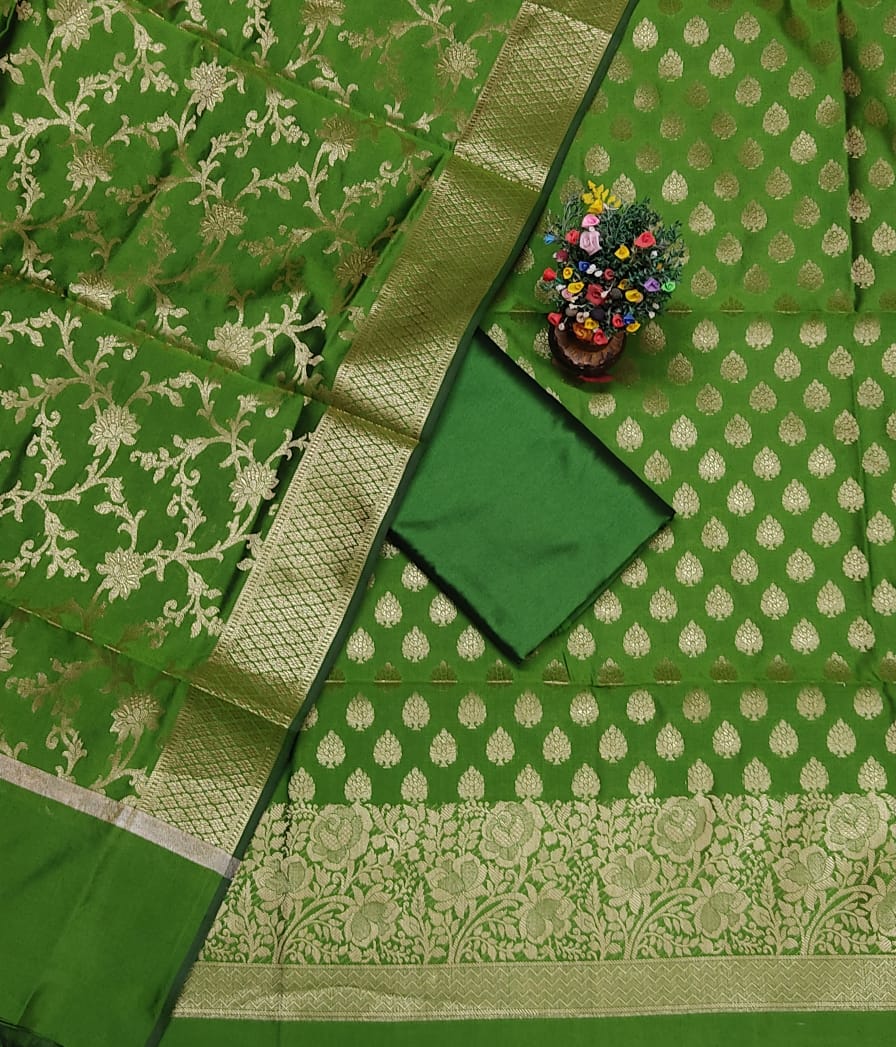 Soft silk Banarasi suit SILK ZONE