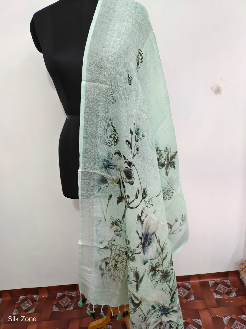 Linen digital print dupatta SILK ZONE