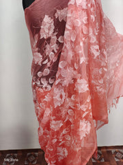 Orgenza embroidery saree SILK ZONE