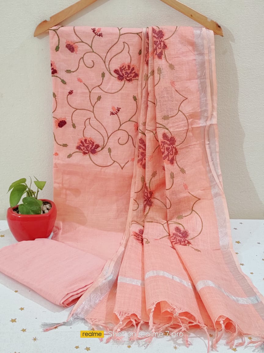 Cotton dupion silk suit SILK ZONE