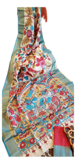 TUSSAR SILK PRINT SAREE