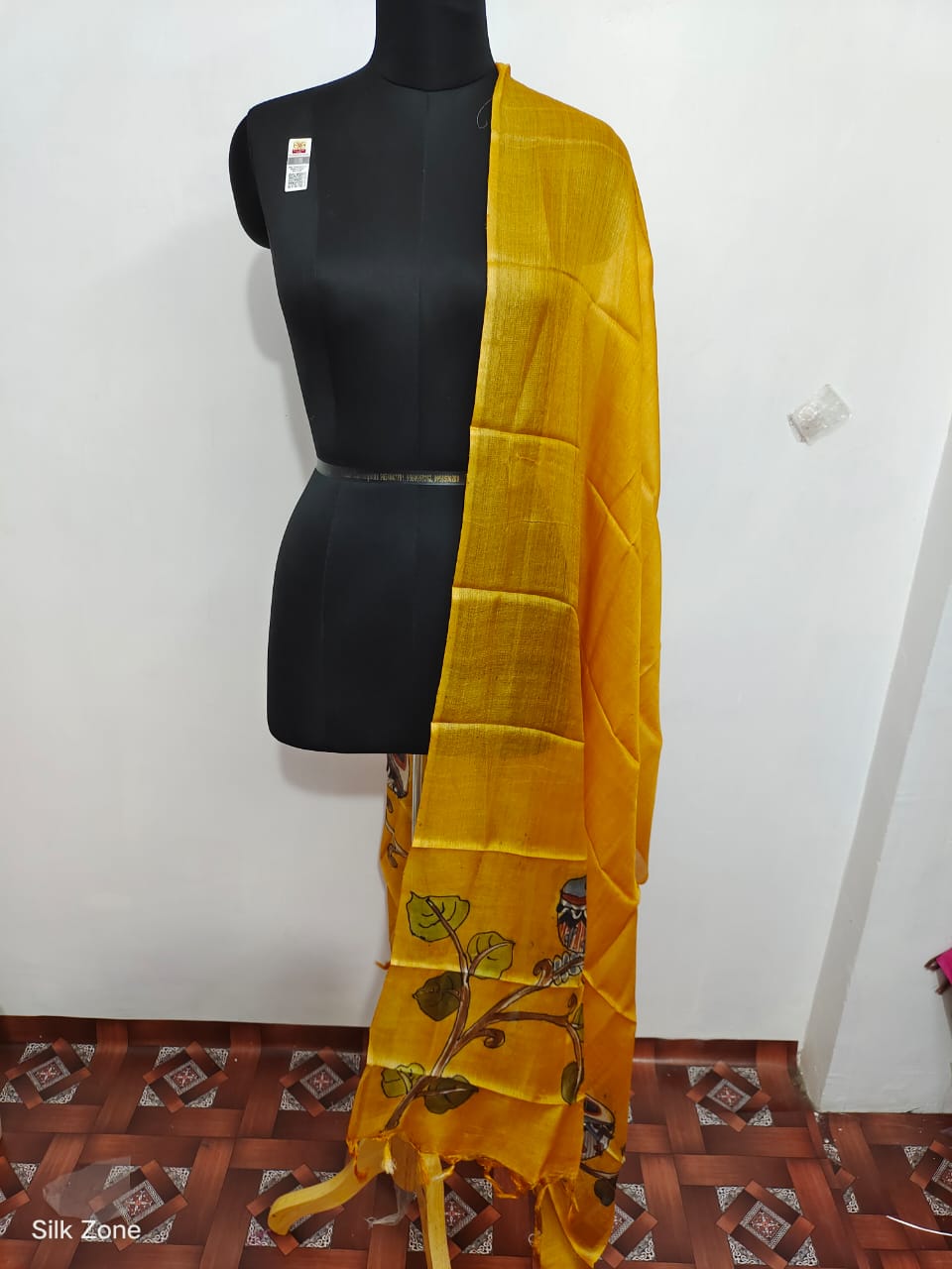 Tussar silk digital print dupatta SILK ZONE