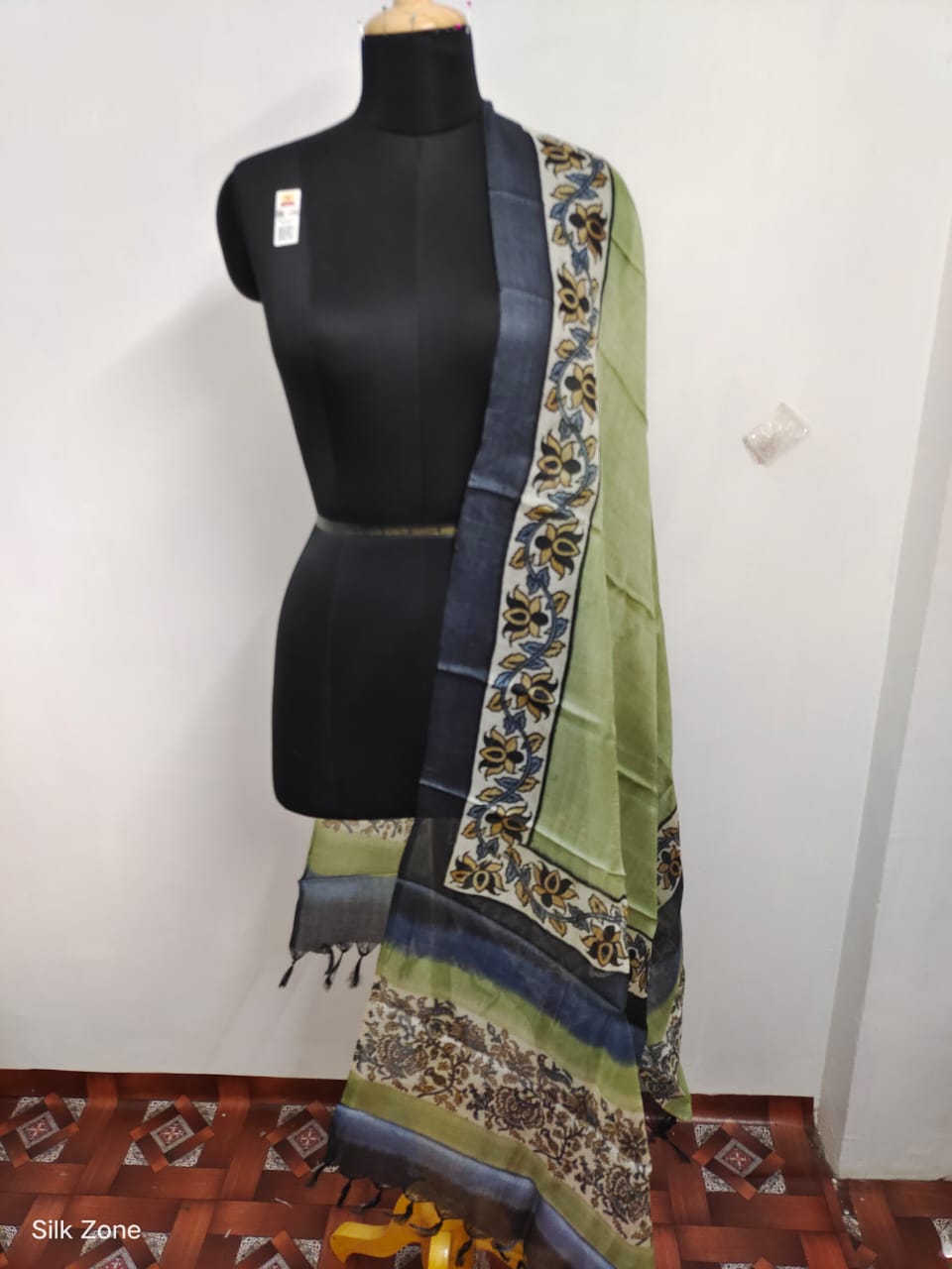 Tussar silk digital print dupatta silk ZONE