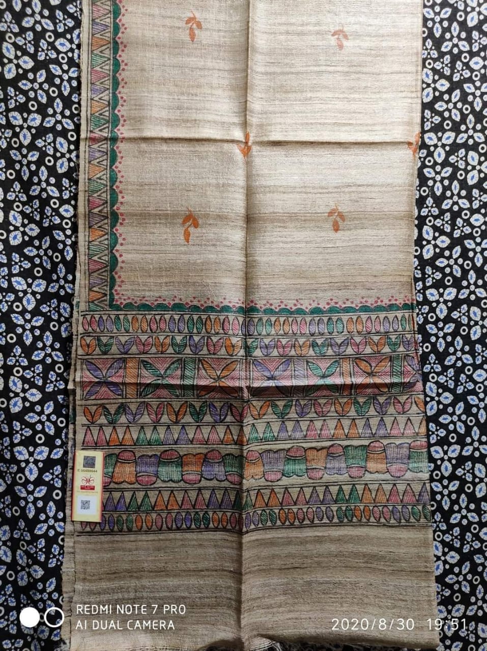 Tussar ghicha silk dupatta SILK ZONE