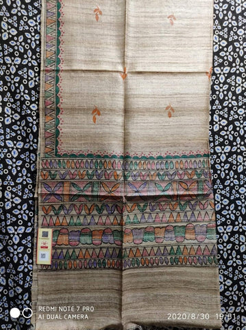 Tussar ghicha silk dupatta SILK ZONE