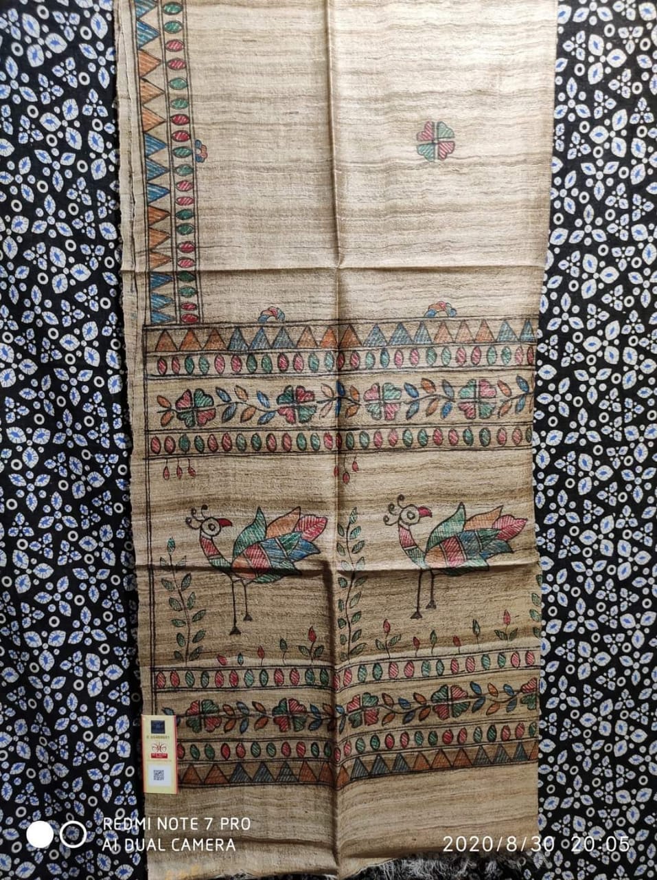 Tussar ghicha silk dupatta Silk ZONE