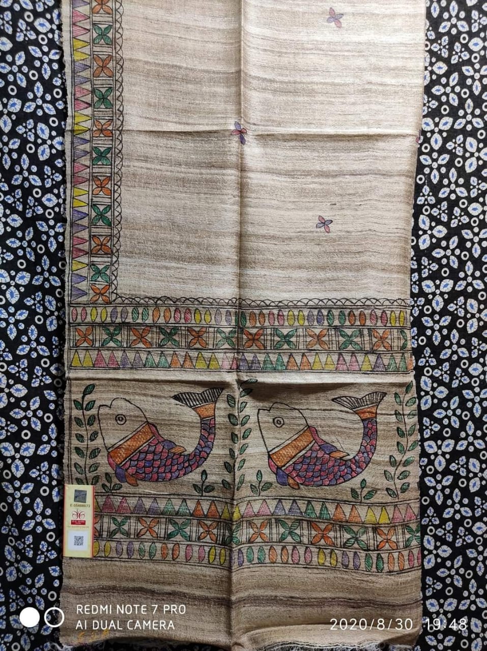 Tussar ghicha silk dupatta SILK ZONE