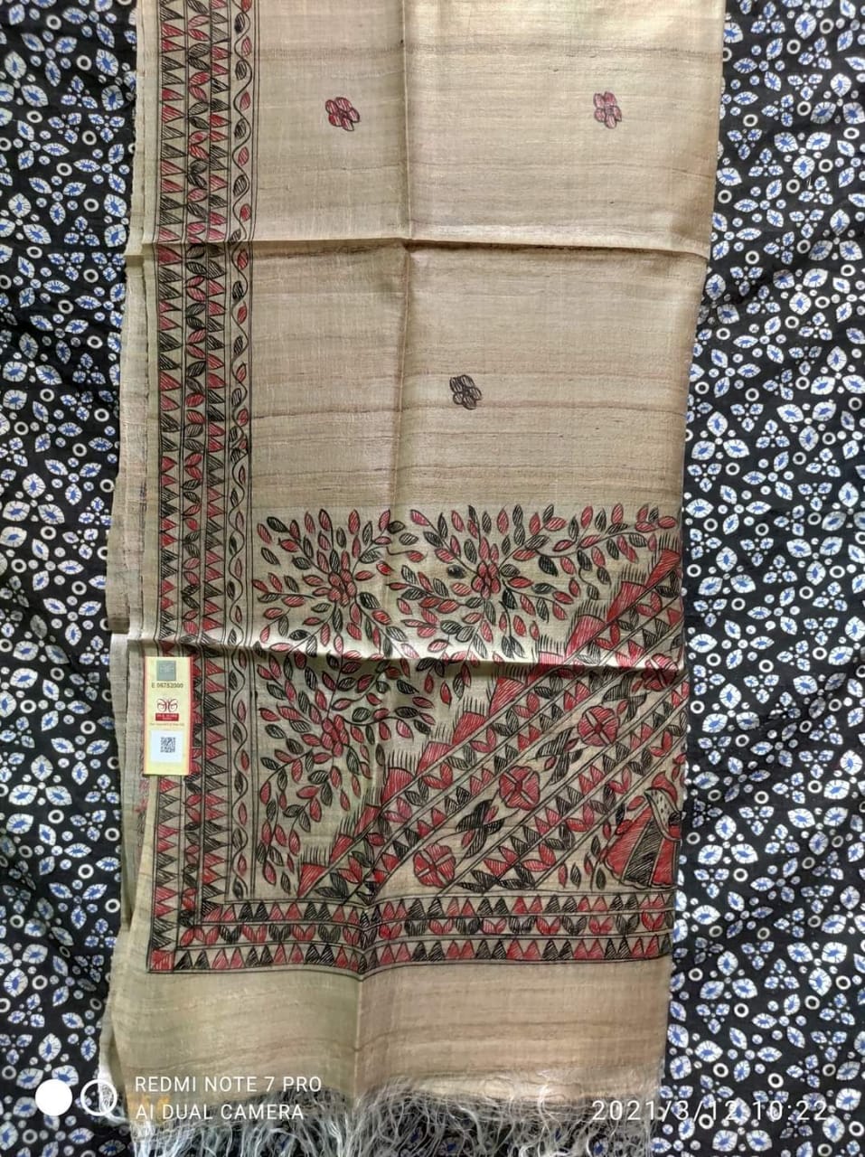 Tussar ghicha silk dupatta SILK ZONE