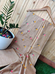 Cotton linen embroidery suit SILK ZONE