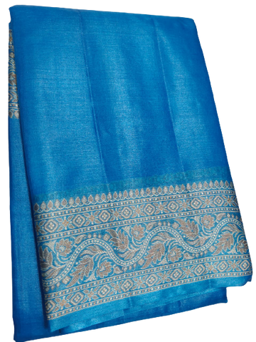 Pure Tussar Silk print saree