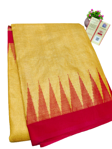 Pure Tussar Silk print saree