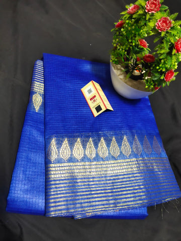 Pure Silk Linen Saree SILK ZONE