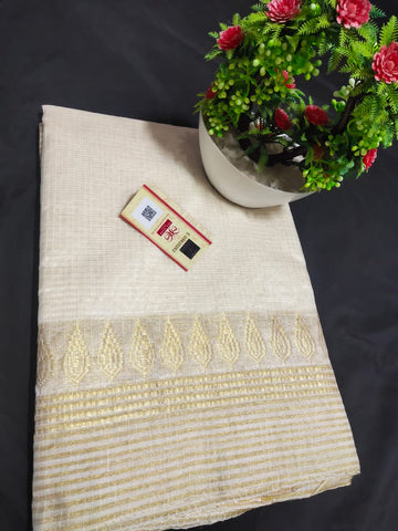 Pure Silk Linen Saree SILK ZONE