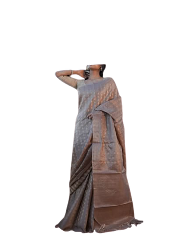 Pure Tussar Silk print saree