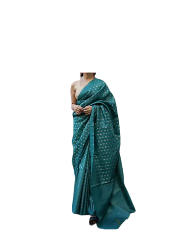 Pure Tussar Silk print saree