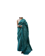 Pure Tussar Silk print saree